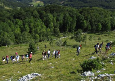 Ekskurzija Gimnazije in zdravstvene šole na planoto Gora