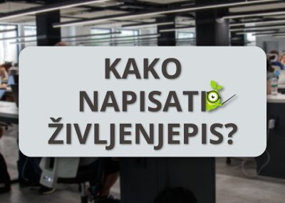 Kako napisati svoj prvi – zmagovalni življenjepis