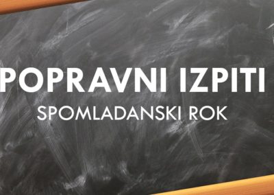 Spomladanski izpitni rok