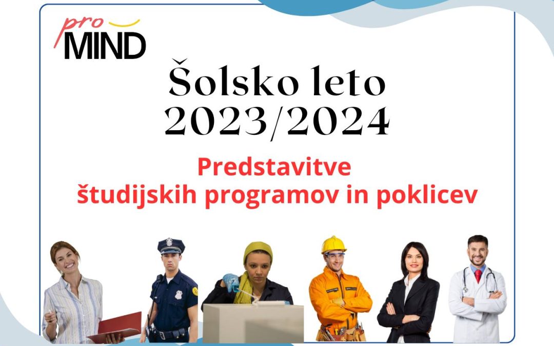 Predstavitev študijskih programov in poklicev