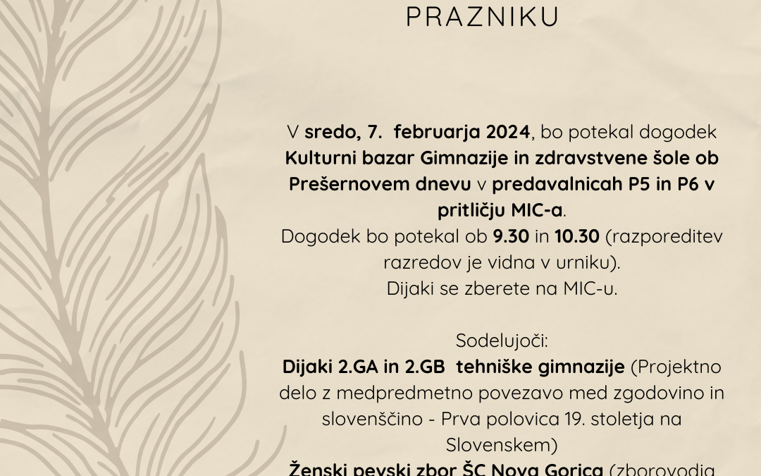 Slovenski kulturni praznik